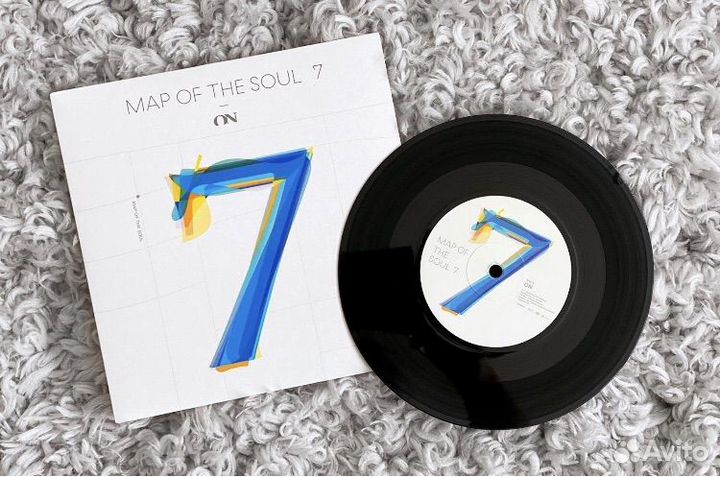 BTS виниловая пластинка map of the soul 7