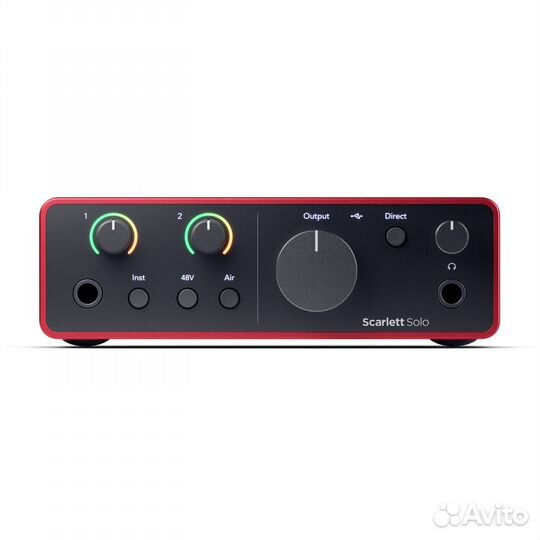 Focusrite Scarlett Solo 4th Gen зв карта новая