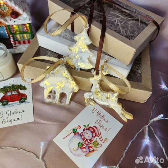 Ёлочные игрушки ручной работы