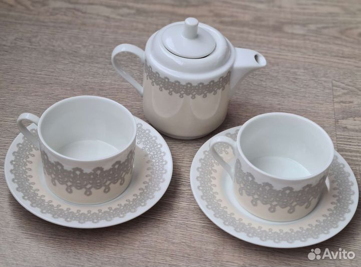Сервиз чайный, фарфор