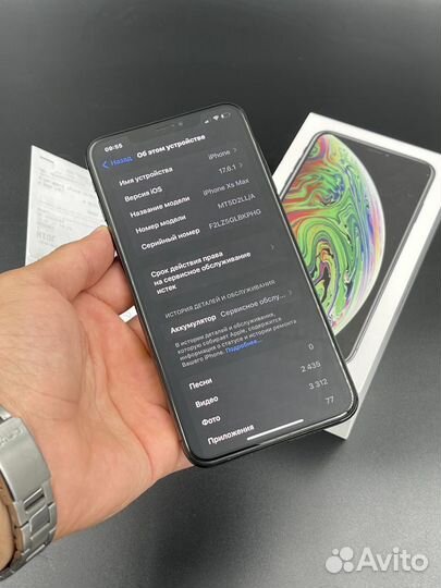 iPhone Xs Max, 256 ГБ