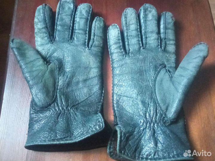 Перчатки немецкие, кожаные