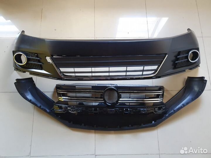 Решетка радиатора и бампера VW Tiguan 1