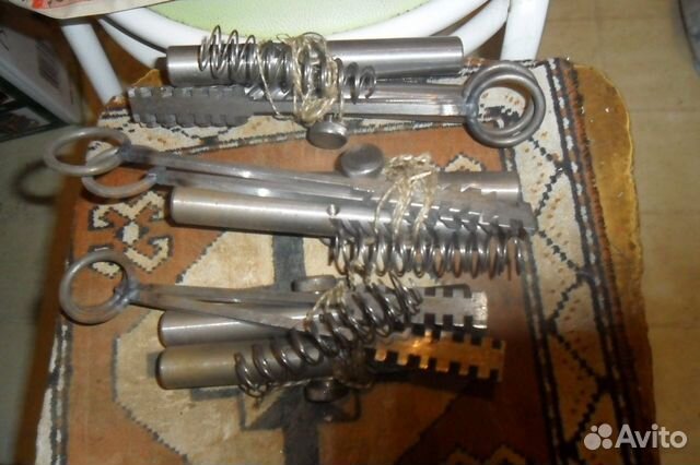 Замок дверной гаражный - обратная пила