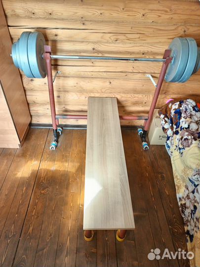 Штанга гриф блины