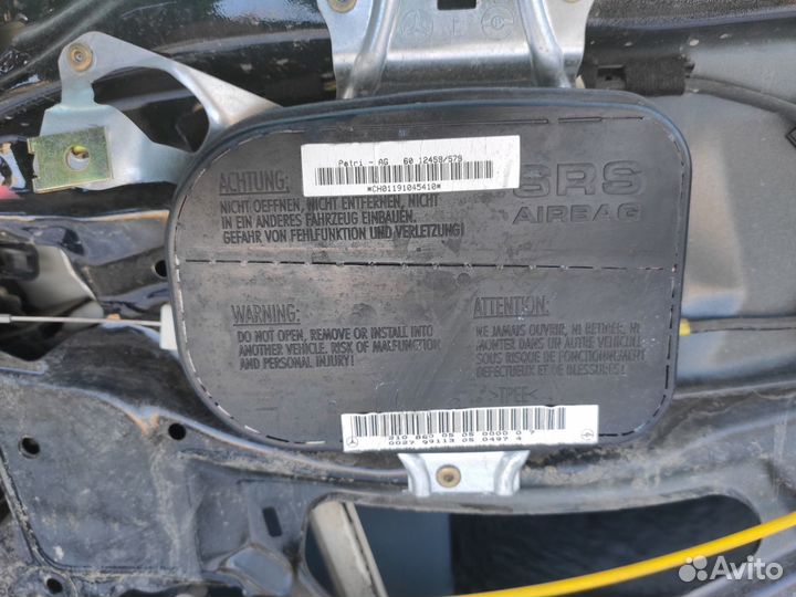 Подушка безопасности (Airbag) Mercedes Benz E