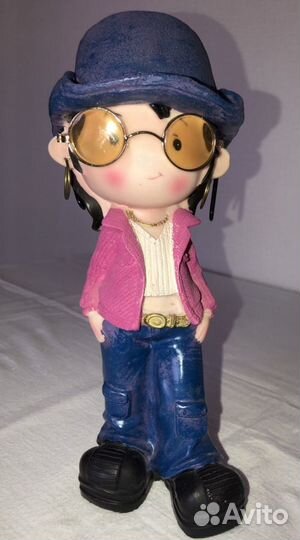 Копилка, твердый пластик, б/у