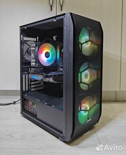 Игровой компьютер rtx 4070 / ryzen 7500f / b650