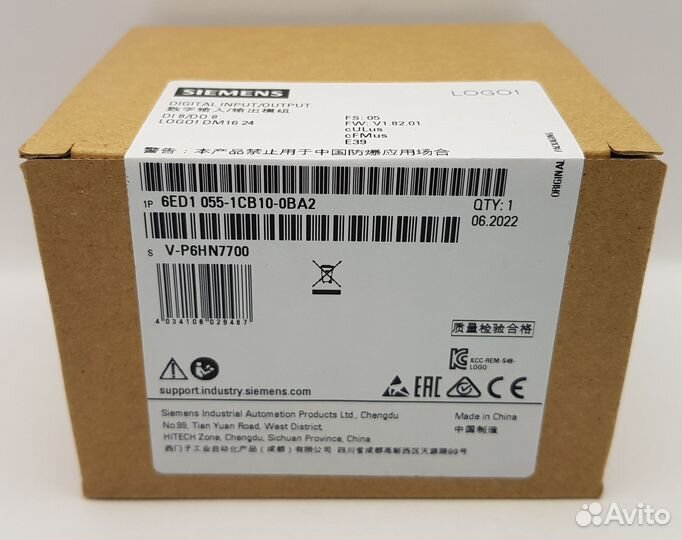 6ED1055-1CB10-0BA2 модуль расширения logo DM16 24