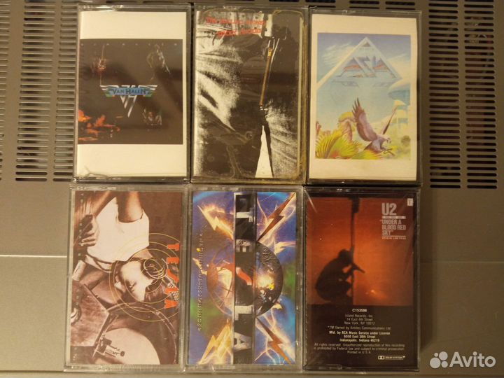 Аудиокассеты винтажные USA, запечатанные