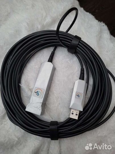 Оптоволоконный гибридный кабель USB 3.0