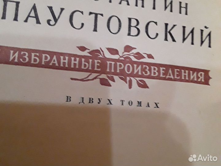 Книга паустовский избранное