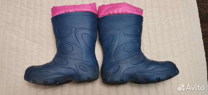 Резиновые сапоги с вкладышем