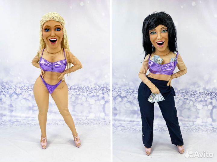 Ростовые куклы стриптизеров, звезд эстрады