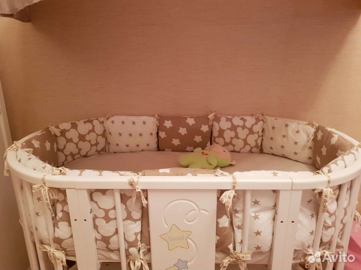 Кроватка трансформер с маятником