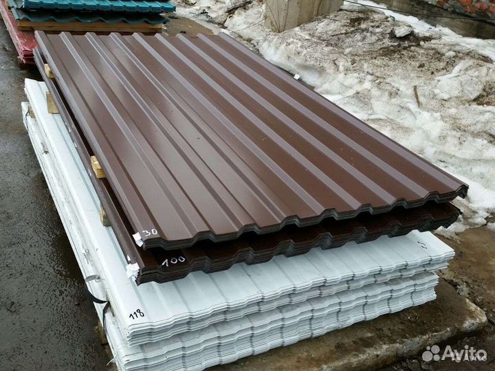 Профнастил сп 20 С8 оцинкованный профлист