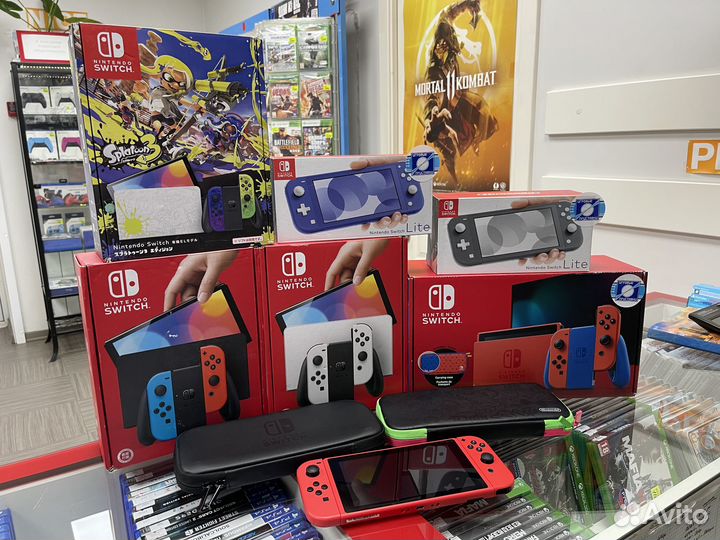 Nintendo Switch Oled / Lite / V1-2 Прошитые + Игры