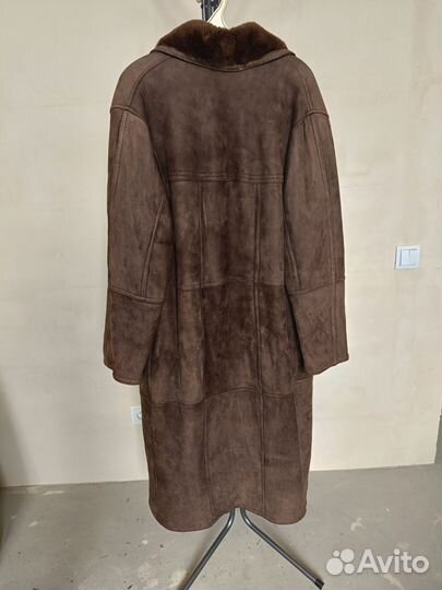 Дубленка натуральная женская 50 52 длинная