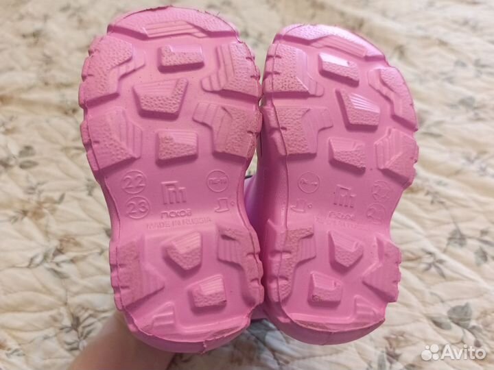 Резиновые сапоги для девочки 22-23