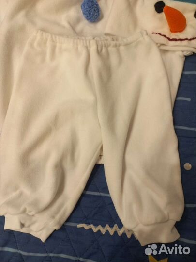 Новогодний костюм Снеговик 116см