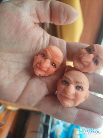 Личики для ватной игрушки