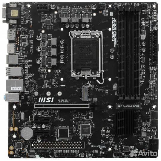 MSI PRO B660M-P + i5 12400F