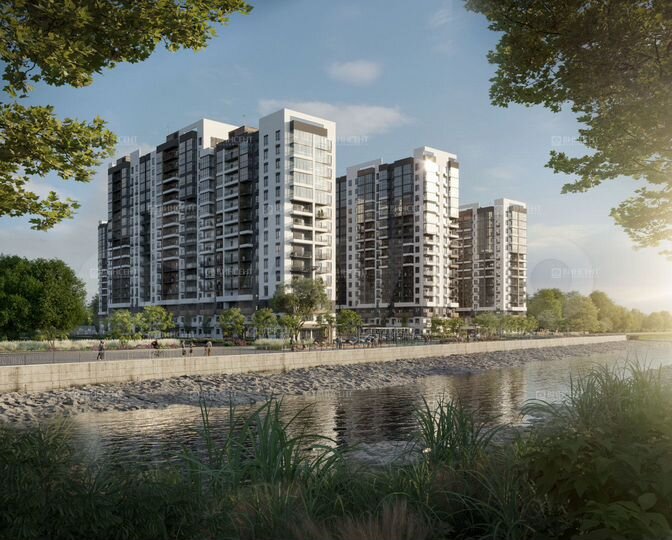 2-к. квартира, 44,4 м², 6/17 эт.