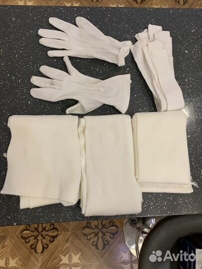 Парадные шарфы, перчатки, парадные ремни, ремни