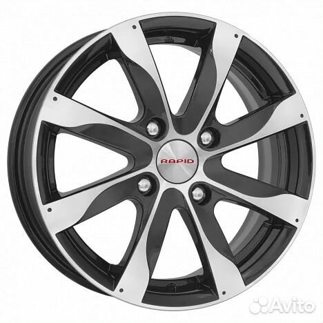 Диск K&K Джемини Алмаз Черный 5,5*14/4*100 d56,6 е