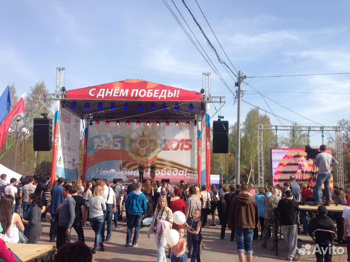 Сцена разборная 10 на 7 м