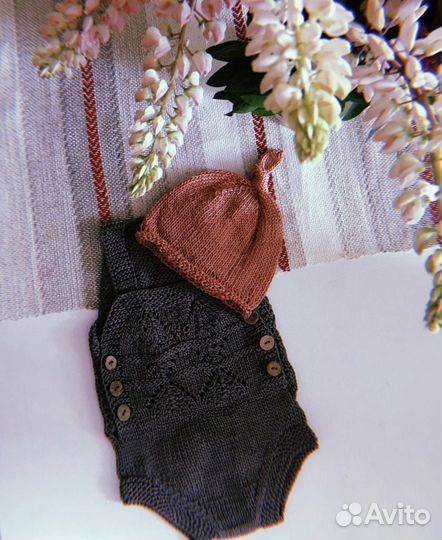 Вязаная детская шапка на заказ