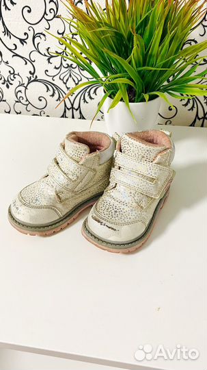 Ботинки демисезонные для девочки 21 размер