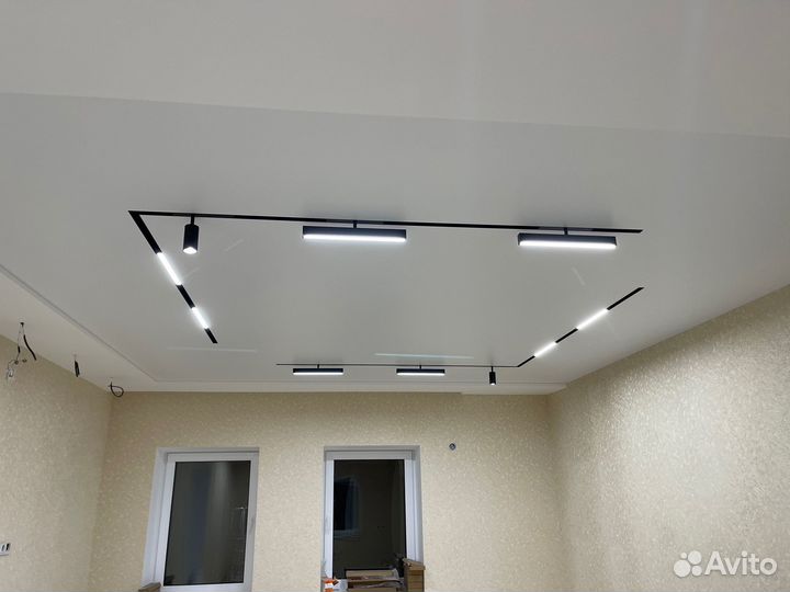 Натяжной потолок под ключ