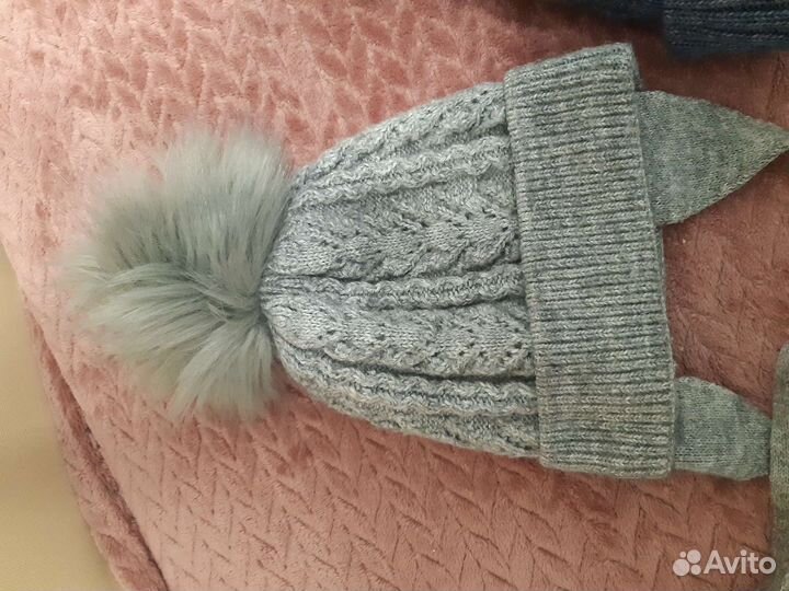 Шапка зимняя для девочки 50 52