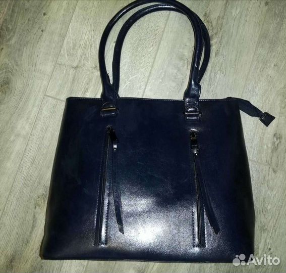 Сумка новая стильная, цвет тёмно-синий, вместитель