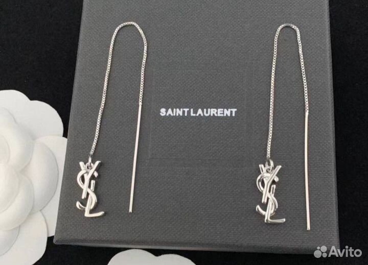 Серьги ysl