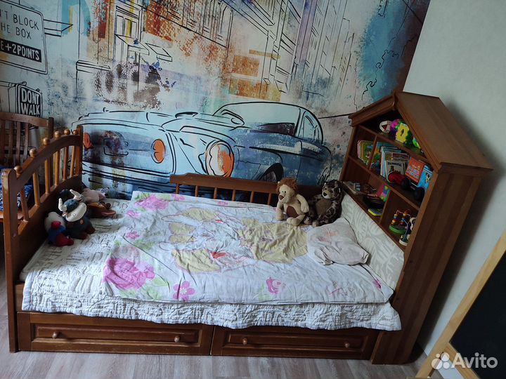 Детская кровать из массива + матрас в подарок