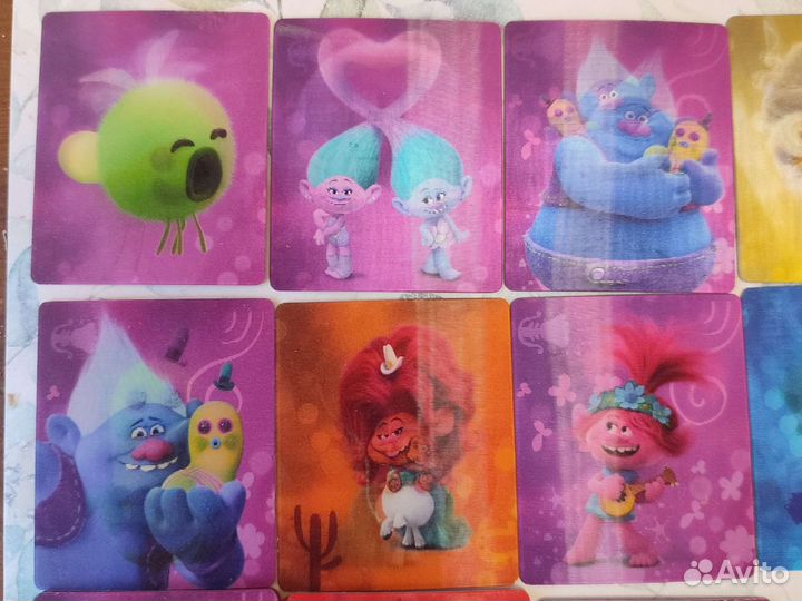 Тролли карточки из пятерочки