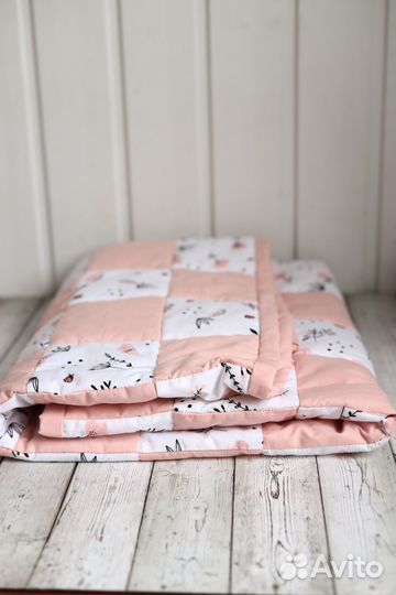 Плед детский одеяло на выписку lumknits