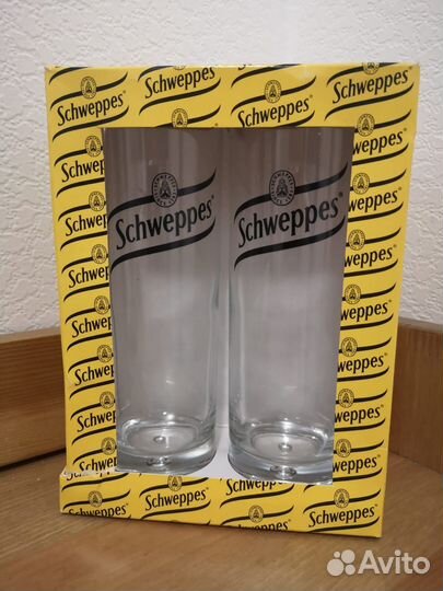 Schweppes коллекционный набор бокалов