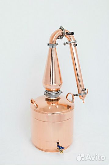 Аламбик медный вискарный с джинкорзиной