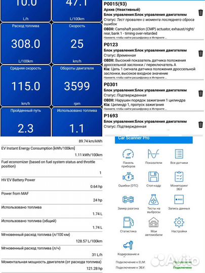 Elm327 obd2 сканер