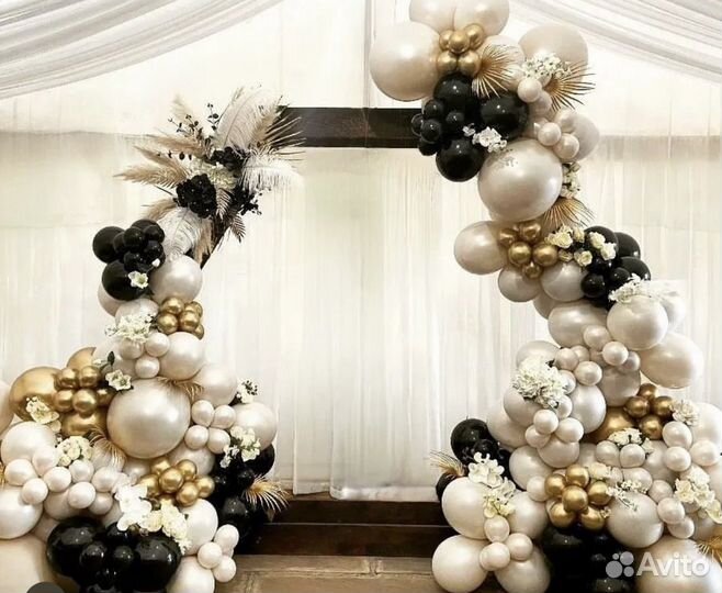 Украшение шарами на выпускной, день рождения и т.д