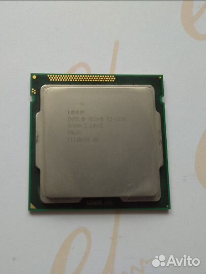 Процессор Intel Xeon 1230 4 ядра 8 потоков