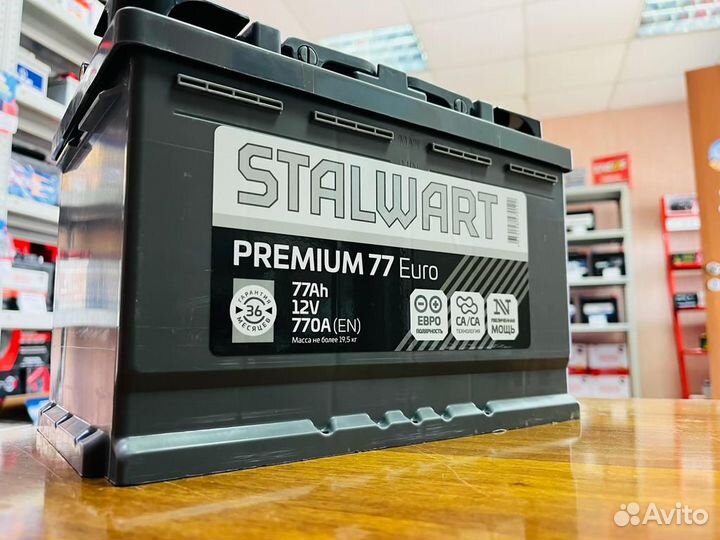 Аккумулятор 77 Ач на Ауди А4 Q3