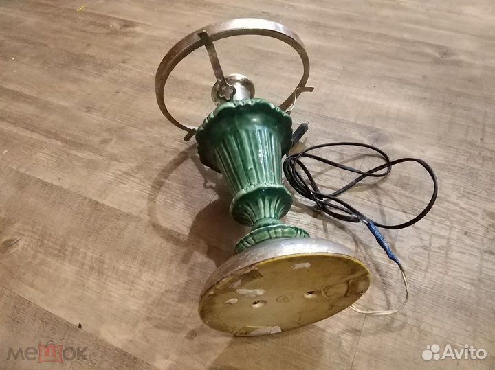 Керамическая лампа, из СССР, без стекла, рабочая в