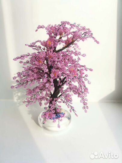 Сакура из бисера. Деревья из бисера