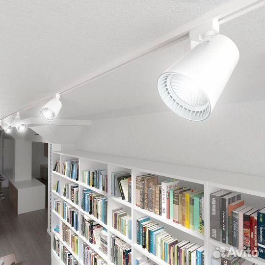 Светильник трековый однофазный AL100 30W 41607