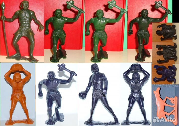 Солдатики СССР нестандартных цветов и другие