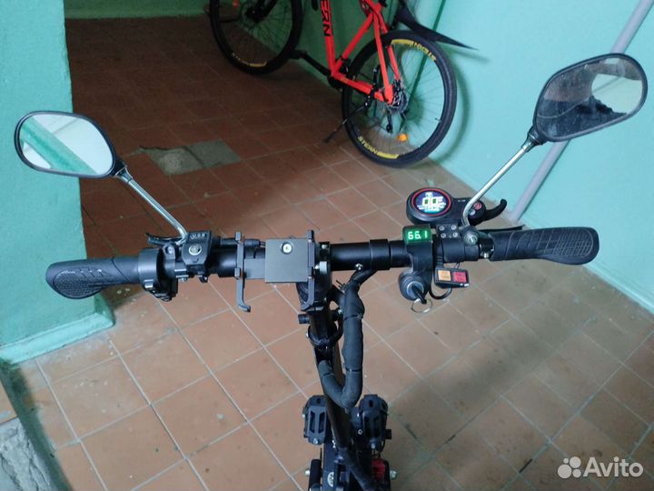 Электросамокат с сиденьем взрослый